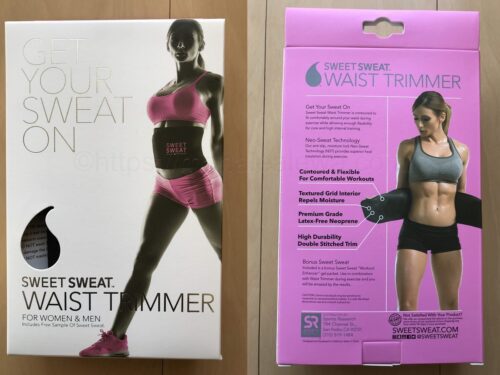 Sports-Research-sweet sweat-waist-trimmer-medium-black-pink