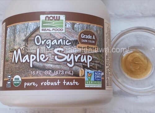 Now-Foods-organic-maple-syrup-grade-A-dark-color-texture
